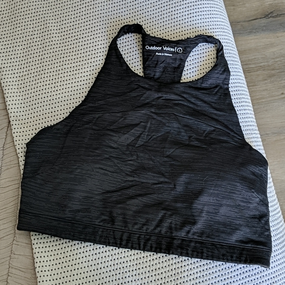 Outdoor Voices Move Free Crop Top Bra